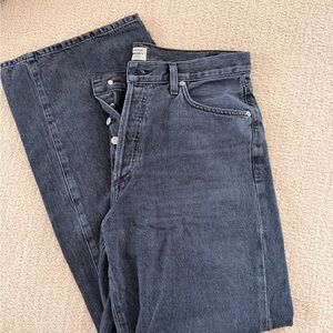 Citizens Of Humanity Charcoal Button-Fly Jeans